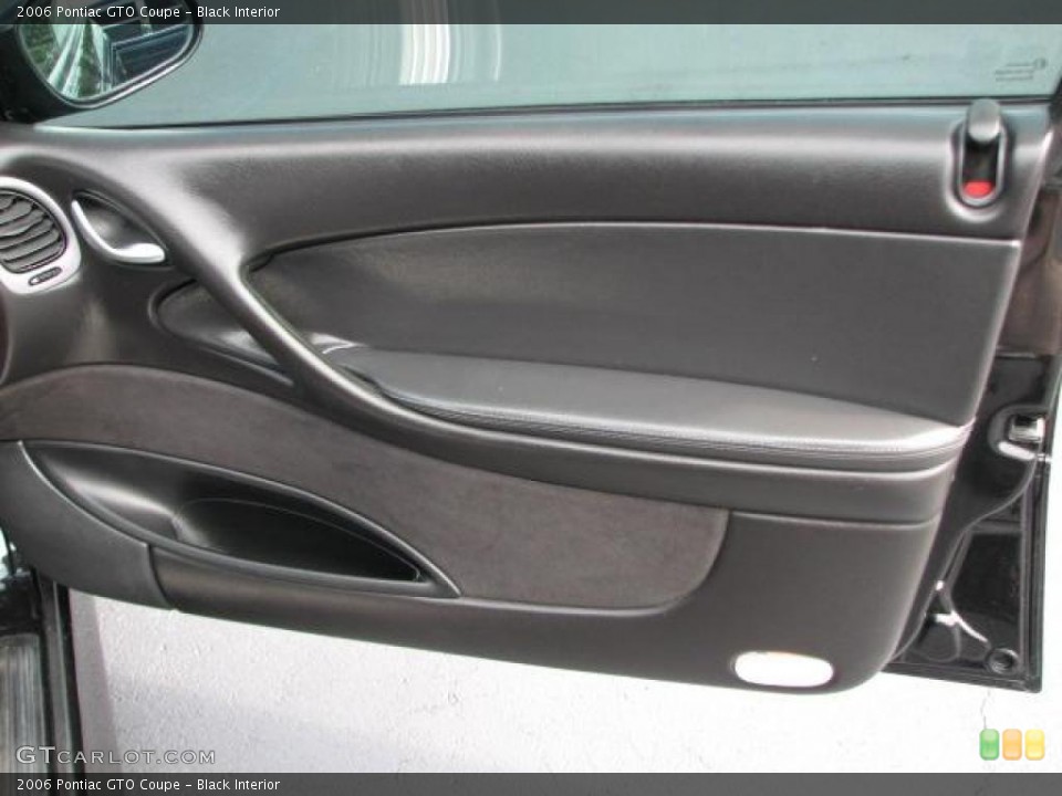 Black Interior Door Panel for the 2006 Pontiac GTO Coupe #49129859