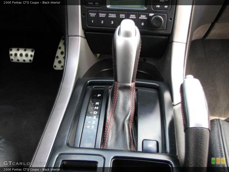 Black Interior Transmission for the 2006 Pontiac GTO Coupe #49129901