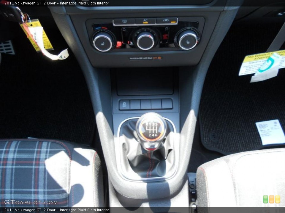 Interlagos Plaid Cloth Interior Transmission for the 2011 Volkswagen GTI 2 Door #49132040