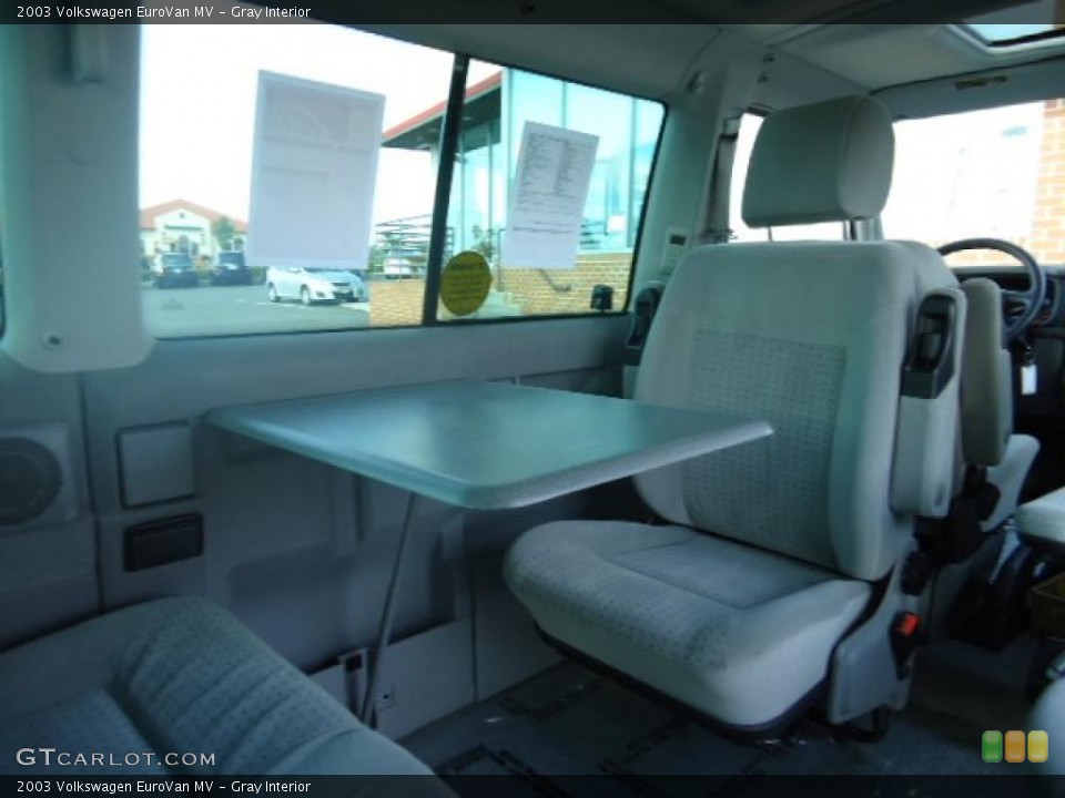 Gray 2003 Volkswagen EuroVan Interiors