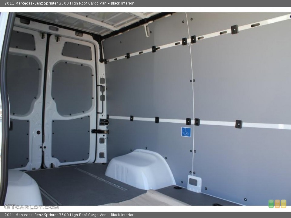 Black Interior Photo for the 2011 Mercedes-Benz Sprinter 3500 High Roof Cargo Van #49136552