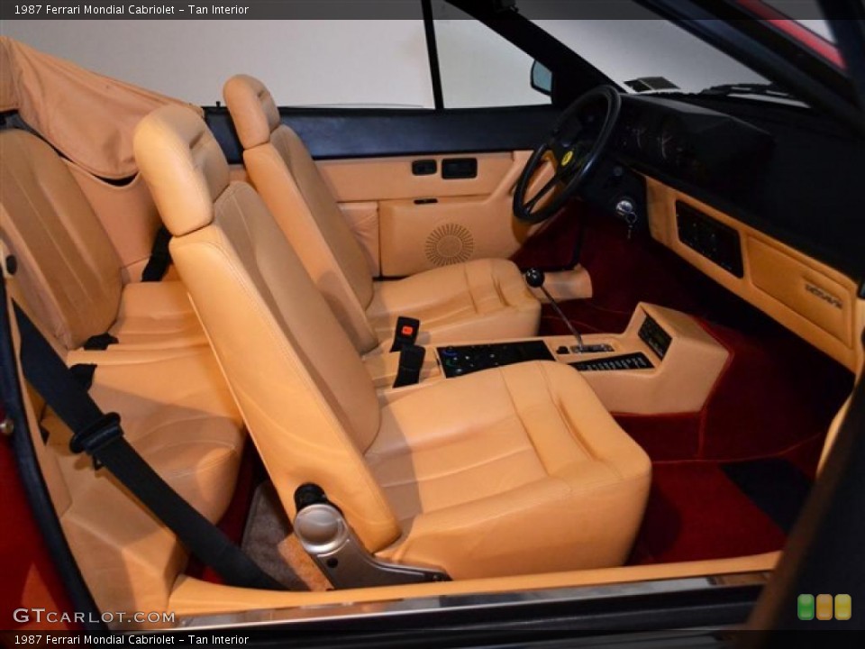 Tan Interior Photo for the 1987 Ferrari Mondial Cabriolet #49138142