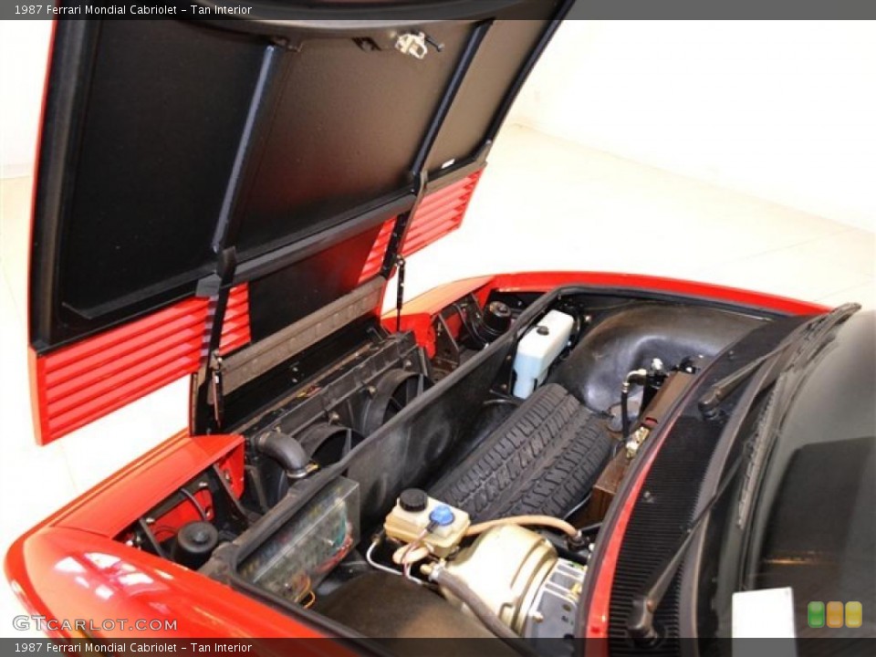 Tan Interior Trunk for the 1987 Ferrari Mondial Cabriolet #49138523