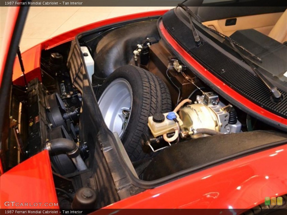 Tan Interior Trunk for the 1987 Ferrari Mondial Cabriolet #49138598