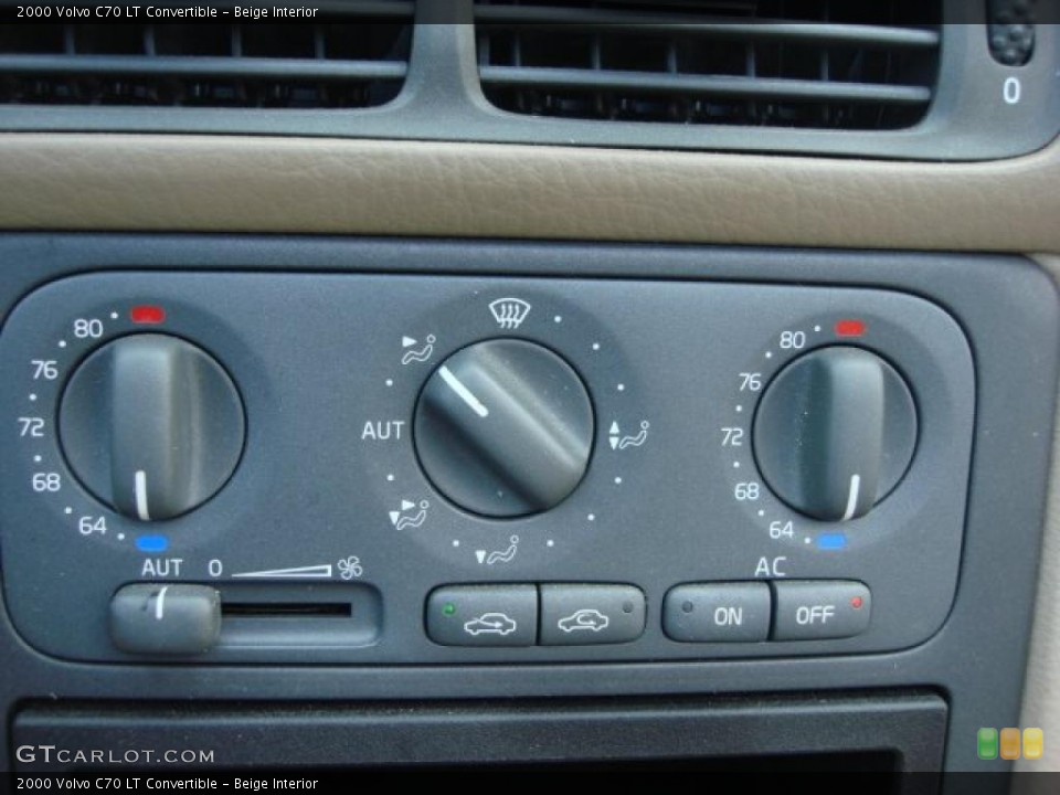 Beige Interior Controls for the 2000 Volvo C70 LT Convertible #49138793