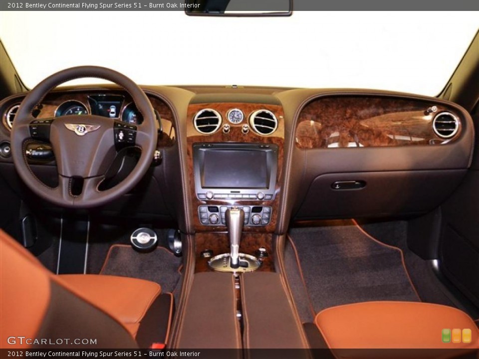 Burnt Oak Interior Dashboard for the 2012 Bentley Continental Flying Spur Series 51 #49139243