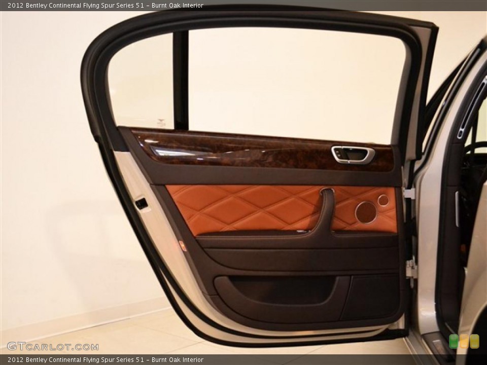 Burnt Oak Interior Door Panel for the 2012 Bentley Continental Flying Spur Series 51 #49139447