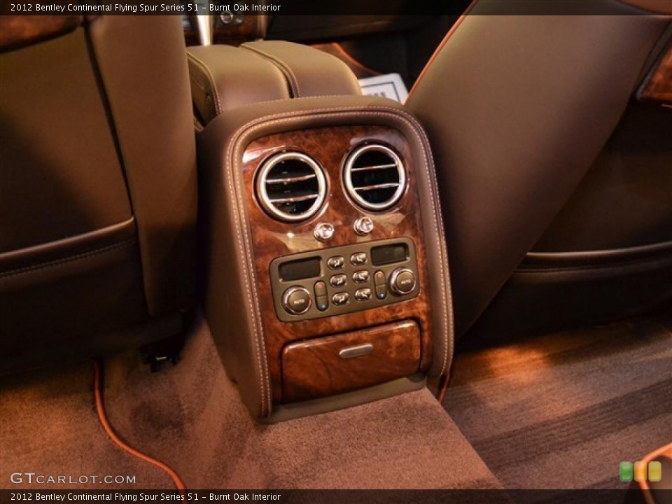 Burnt Oak Interior Controls for the 2012 Bentley Continental Flying Spur Series 51 #49139474