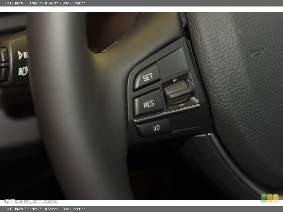 Black Interior Controls for the 2012 BMW 7 Series 740i Sedan #49140973