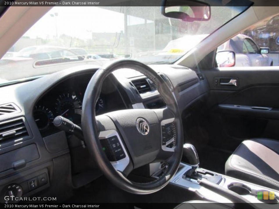 Dark Charcoal Interior Dashboard for the 2010 Mercury Milan V6 Premier #49141676