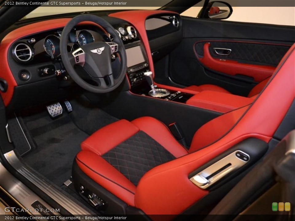 Beluga/Hotspur 2012 Bentley Continental GTC Interiors