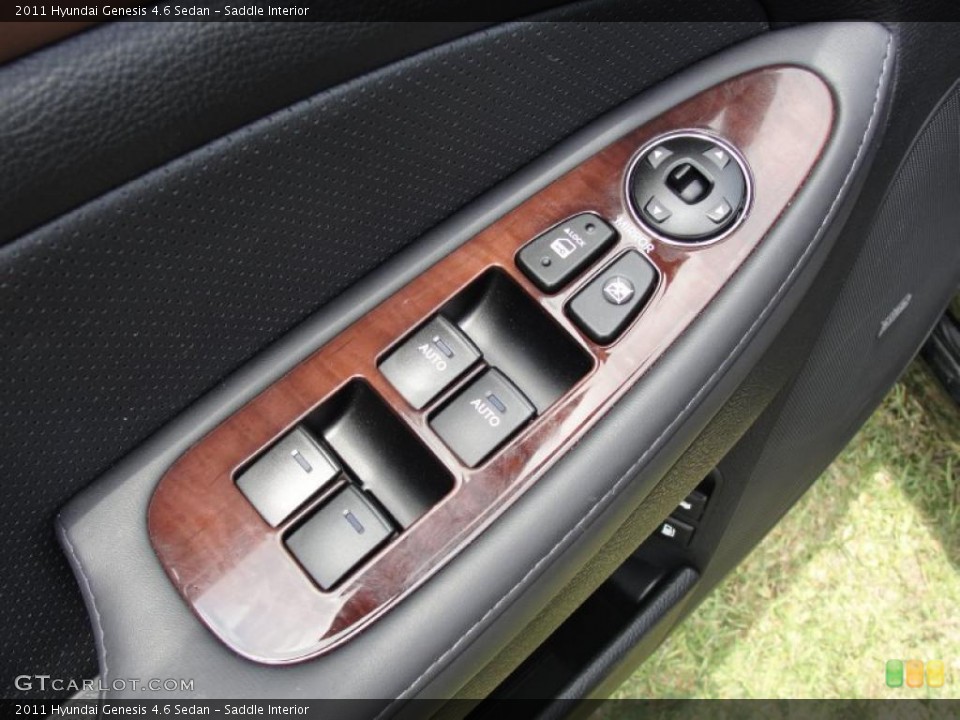 Saddle Interior Controls for the 2011 Hyundai Genesis 4.6 Sedan #49146341