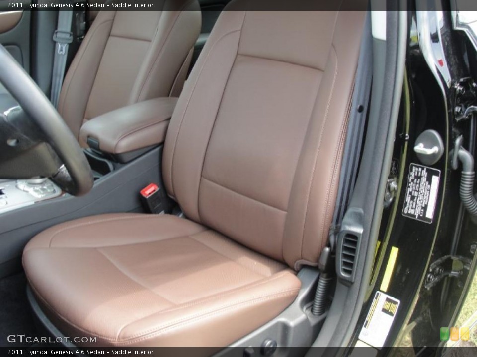 Saddle Interior Photo for the 2011 Hyundai Genesis 4.6 Sedan #49146353