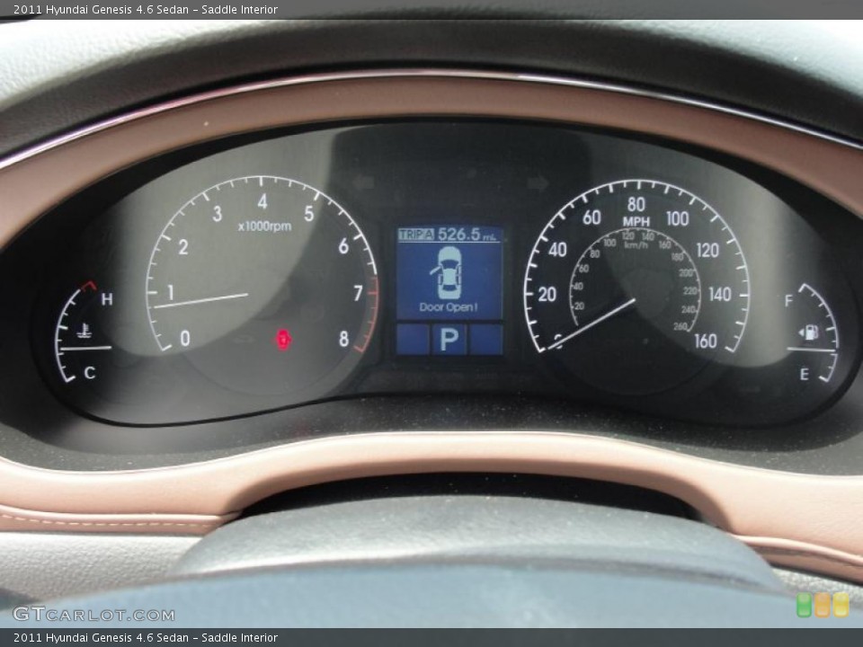 Saddle Interior Gauges for the 2011 Hyundai Genesis 4.6 Sedan #49146506