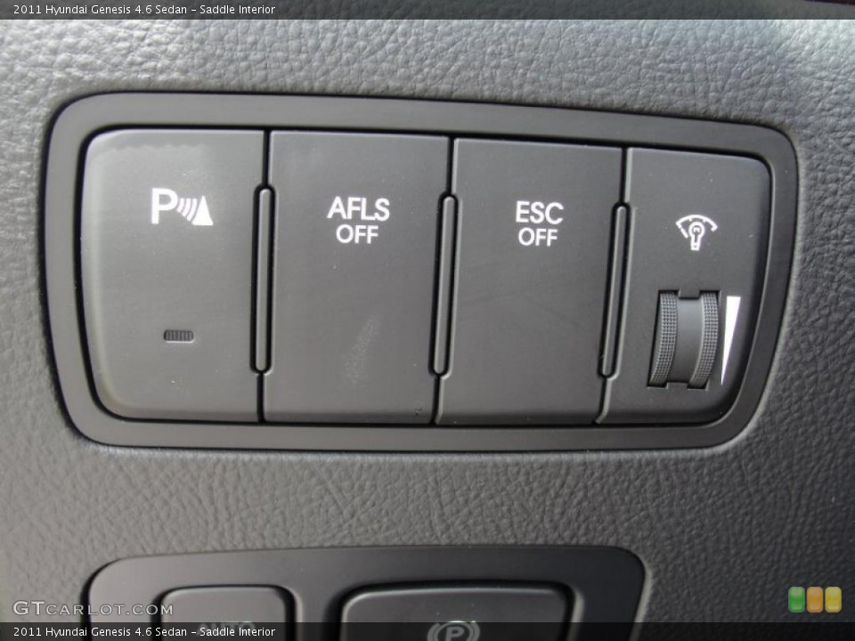 Saddle Interior Controls for the 2011 Hyundai Genesis 4.6 Sedan #49146518