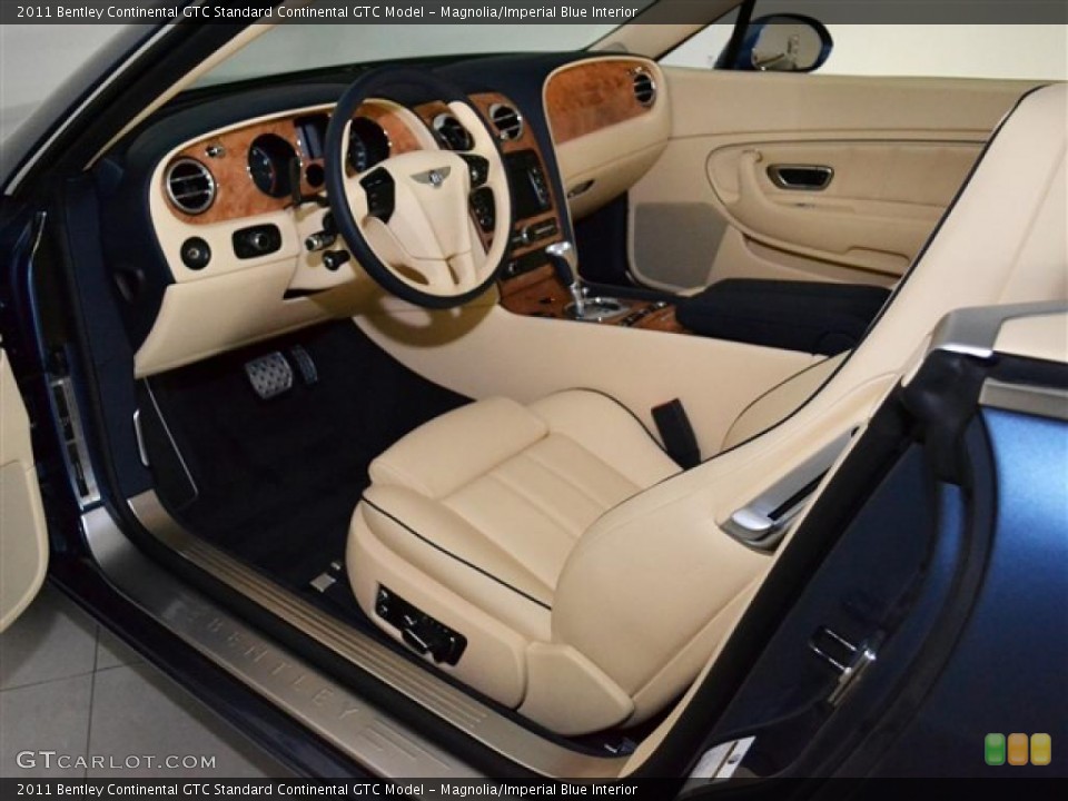 Magnolia/Imperial Blue Interior Photo for the 2011 Bentley Continental GTC  #49146602