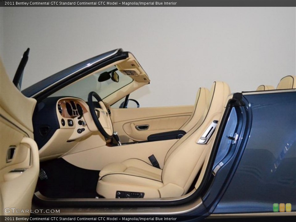 Magnolia/Imperial Blue Interior Photo for the 2011 Bentley Continental GTC  #49146692