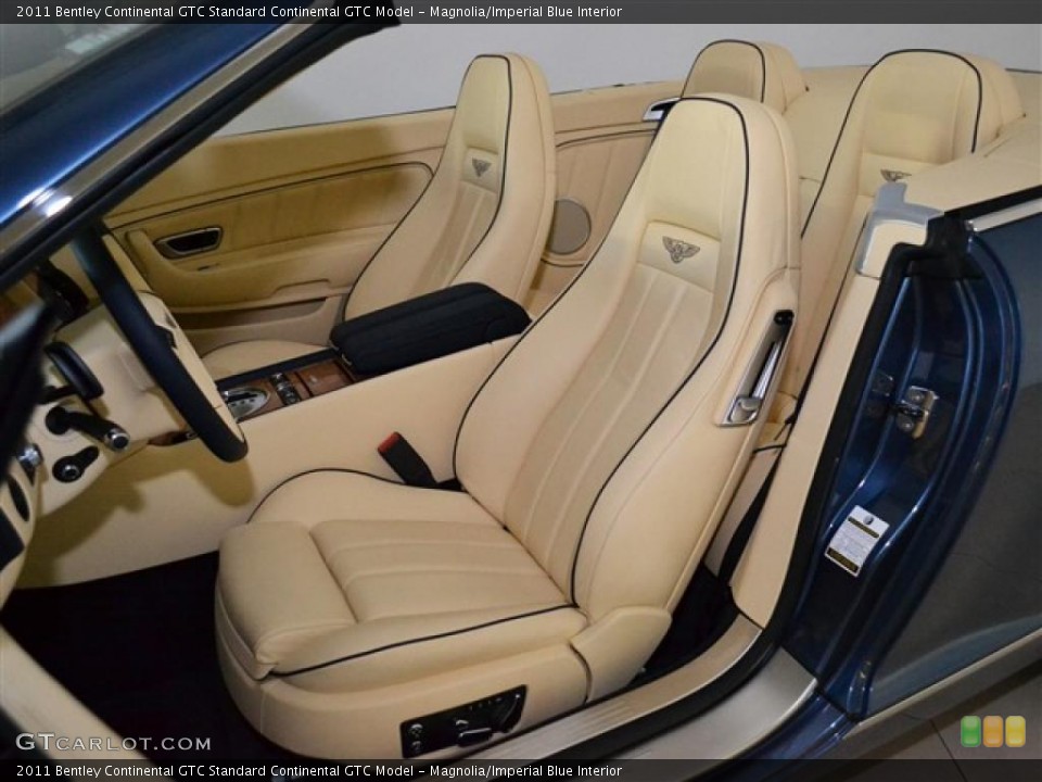 Magnolia/Imperial Blue Interior Photo for the 2011 Bentley Continental GTC  #49146740