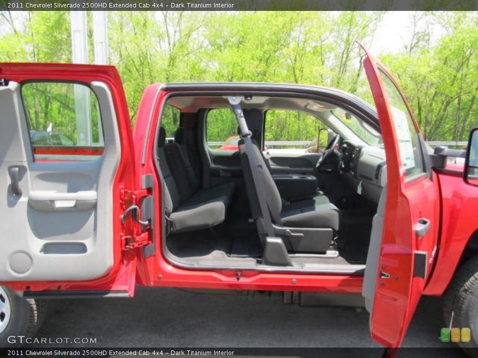 Dark Titanium Interior Photo for the 2011 Chevrolet Silverado 2500HD Extended Cab 4x4 #49146760