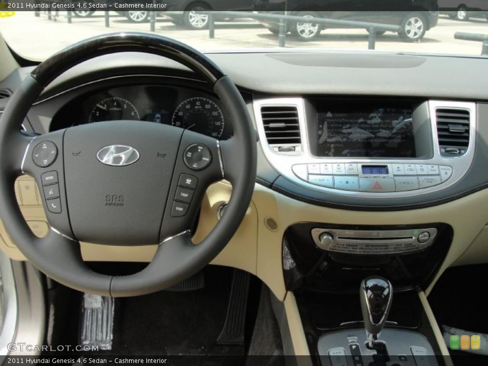 Cashmere Interior Dashboard for the 2011 Hyundai Genesis 4.6 Sedan #49146914