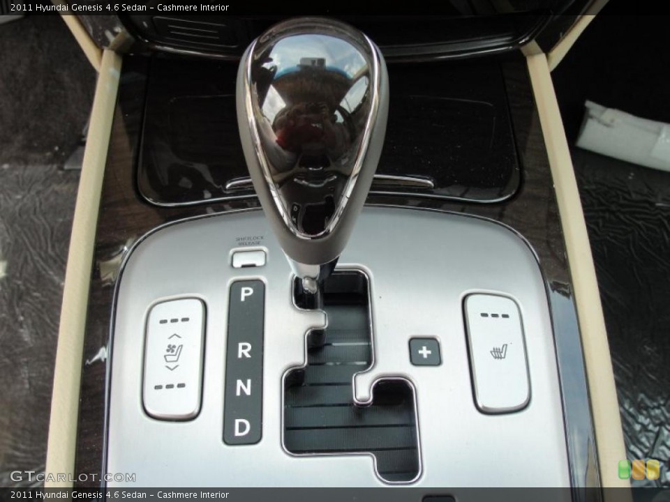 Cashmere Interior Transmission for the 2011 Hyundai Genesis 4.6 Sedan #49146965