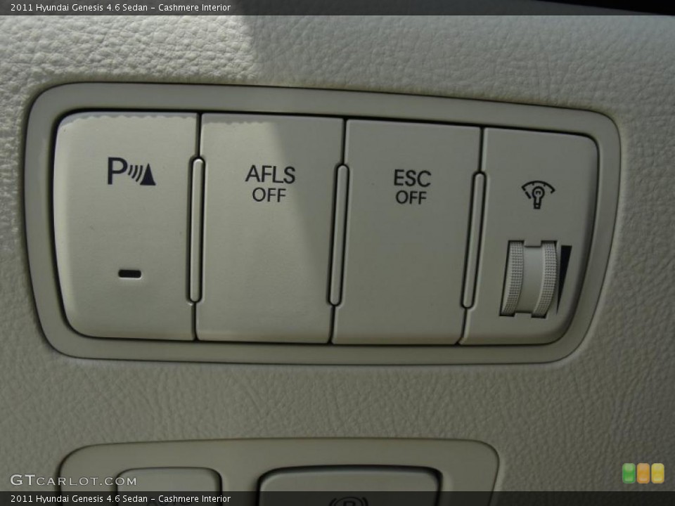 Cashmere Interior Controls for the 2011 Hyundai Genesis 4.6 Sedan #49147040