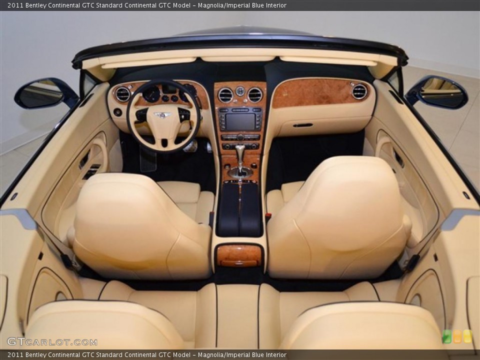 Magnolia/Imperial Blue Interior Photo for the 2011 Bentley Continental GTC  #49147085