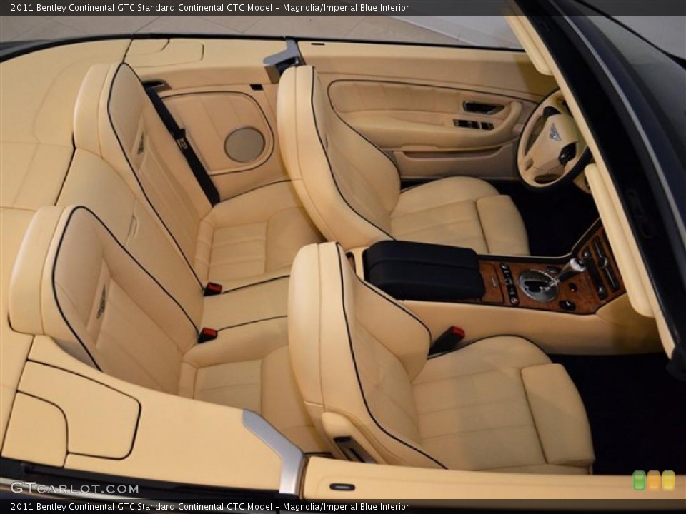 Magnolia/Imperial Blue Interior Photo for the 2011 Bentley Continental GTC  #49147145
