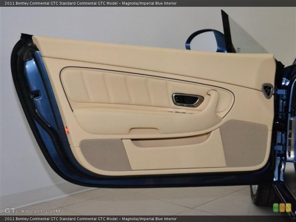 Magnolia/Imperial Blue Interior Door Panel for the 2011 Bentley Continental GTC  #49147172