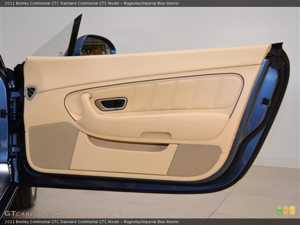 Magnolia/Imperial Blue Interior Door Panel for the 2011 Bentley Continental GTC  #49147226