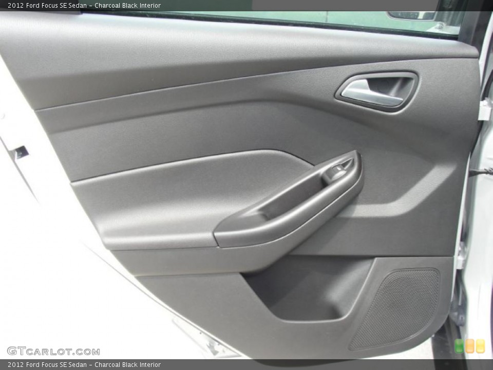 Charcoal Black Interior Door Panel for the 2012 Ford Focus SE Sedan #49147310