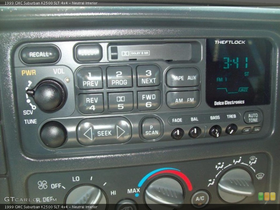 Neutral Interior Controls for the 1999 GMC Suburban K2500 SLT 4x4 #49147799