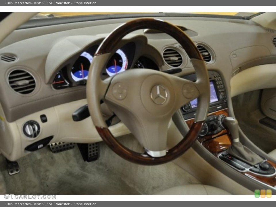 Stone Interior Dashboard for the 2009 Mercedes-Benz SL 550 Roadster #49149047