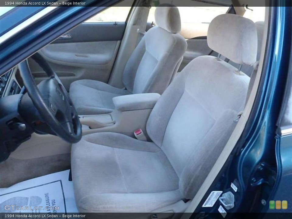 Beige Interior Photo for the 1994 Honda Accord LX Sedan #49152839