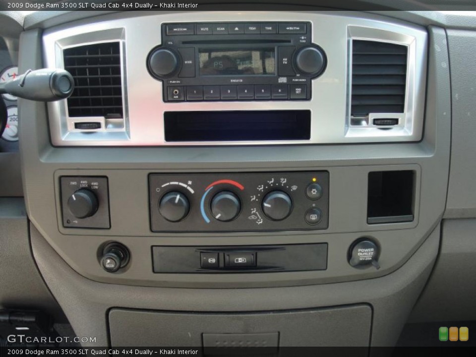 Khaki Interior Controls for the 2009 Dodge Ram 3500 SLT Quad Cab 4x4 Dually #49154255