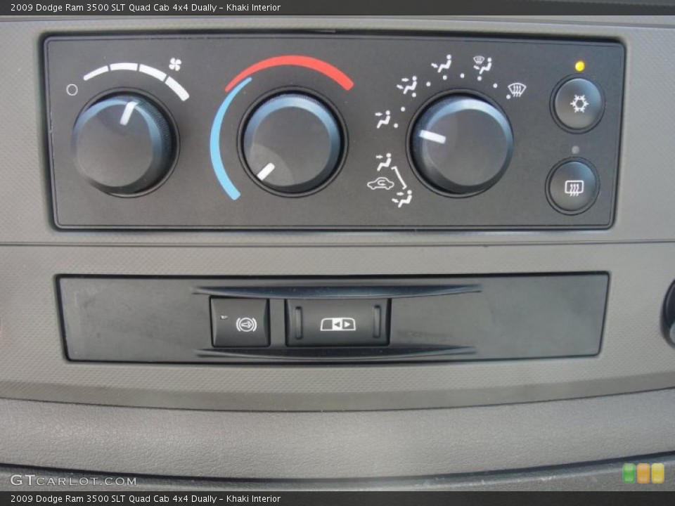 Khaki Interior Controls for the 2009 Dodge Ram 3500 SLT Quad Cab 4x4 Dually #49154285