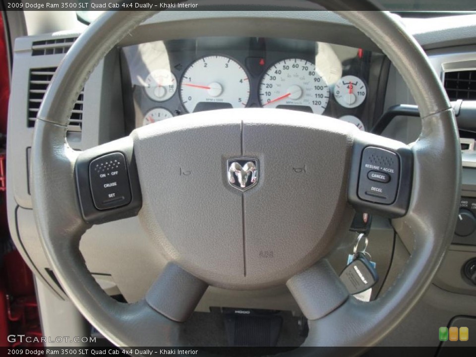 Khaki Interior Steering Wheel for the 2009 Dodge Ram 3500 SLT Quad Cab 4x4 Dually #49154312