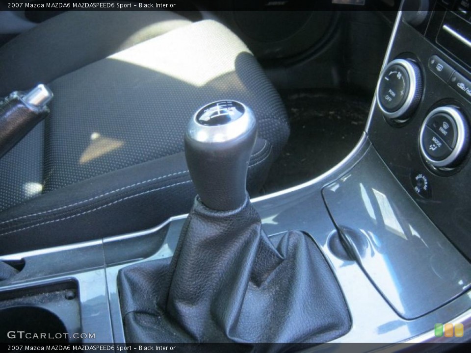 Black Interior Transmission for the 2007 Mazda MAZDA6 MAZDASPEED6 Sport #49154354
