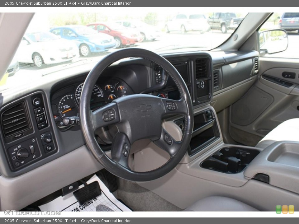 Gray/Dark Charcoal Interior Dashboard for the 2005 Chevrolet Suburban 2500 LT 4x4 #49158896