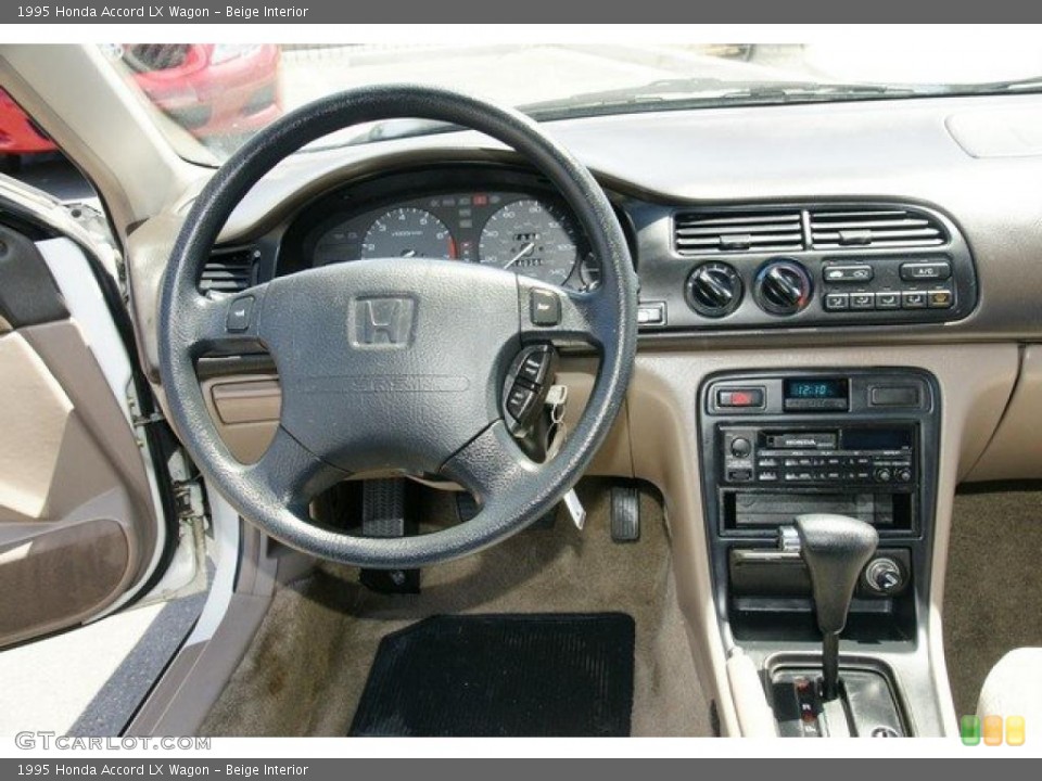Beige Interior Dashboard for the 1995 Honda Accord LX Wagon #49160774