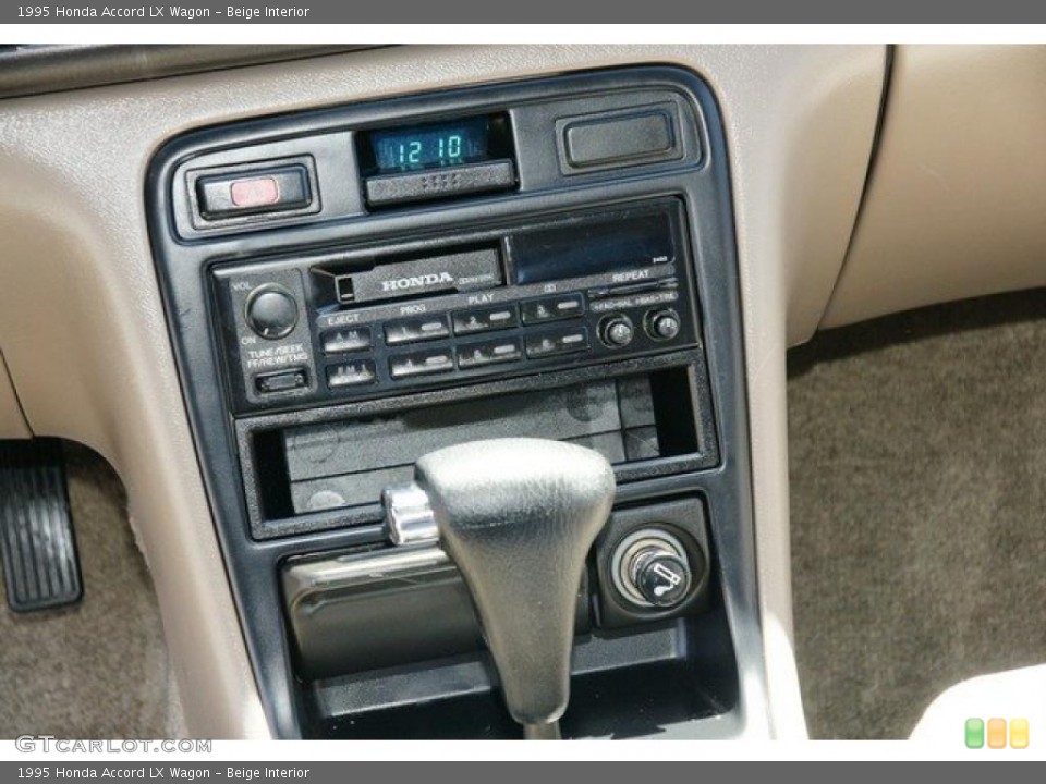 Beige Interior Controls for the 1995 Honda Accord LX Wagon #49160804