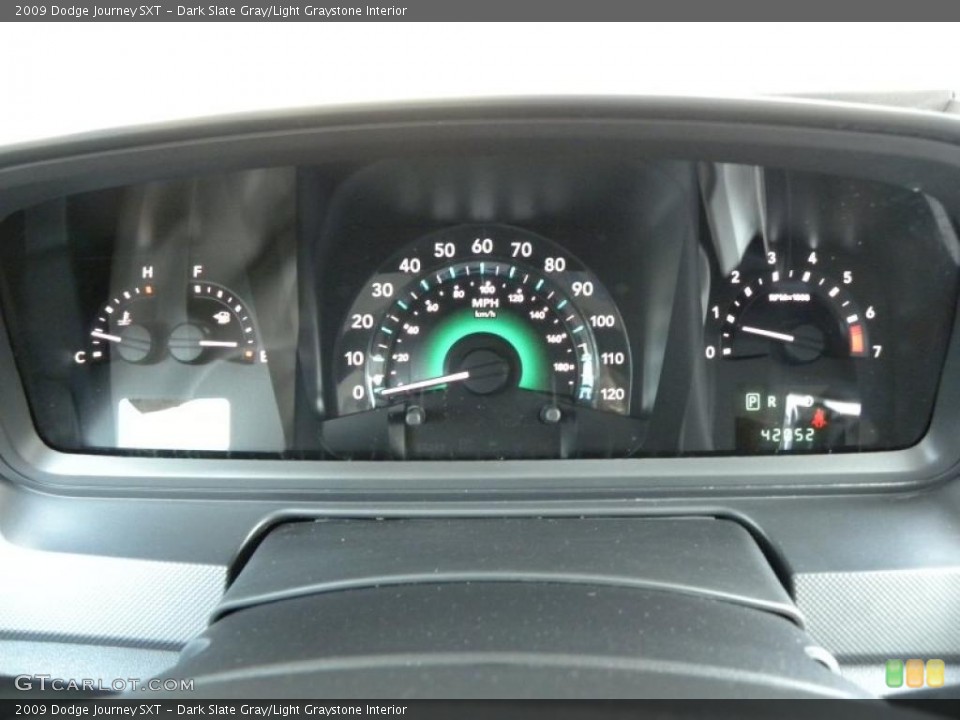 Dark Slate Gray/Light Graystone Interior Gauges for the 2009 Dodge Journey SXT #49161515