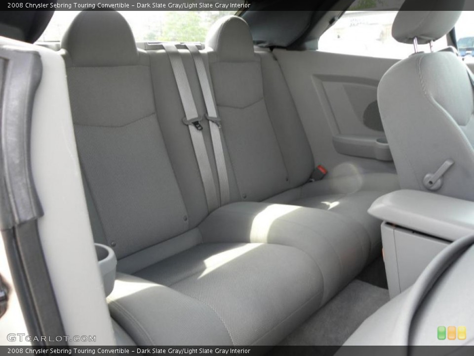 Dark Slate Gray/Light Slate Gray Interior Photo for the 2008 Chrysler Sebring Touring Convertible #49162805