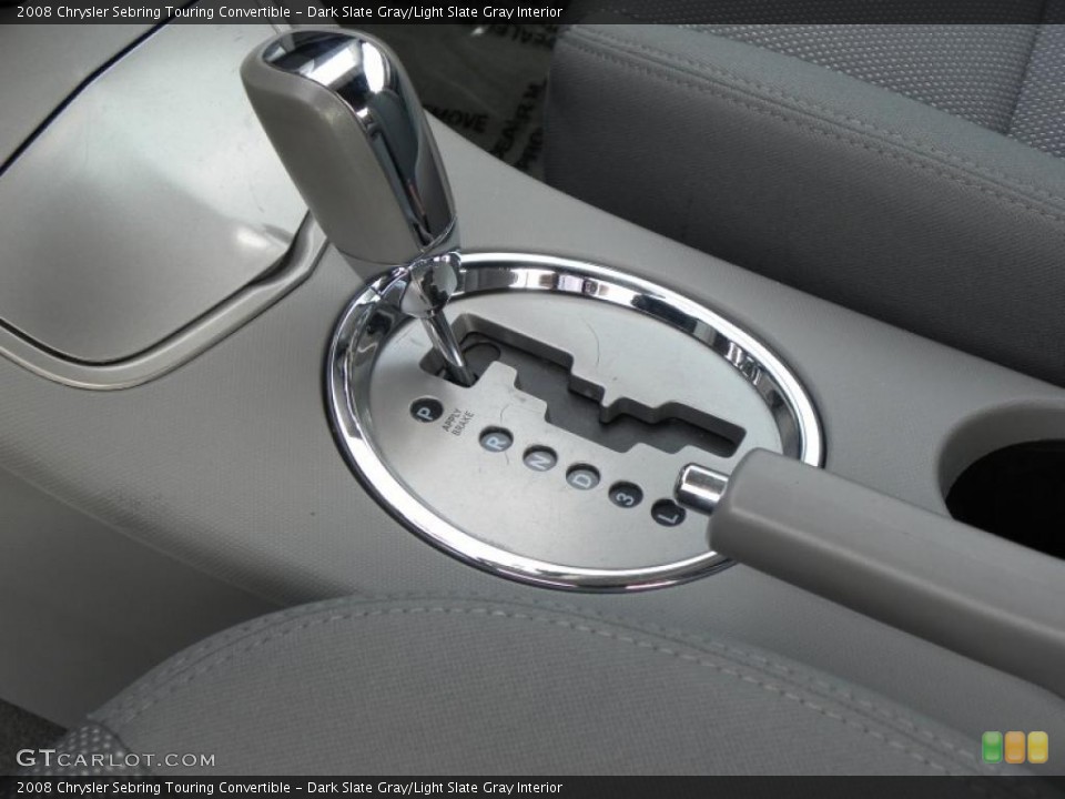 Dark Slate Gray/Light Slate Gray Interior Transmission for the 2008 Chrysler Sebring Touring Convertible #49162952
