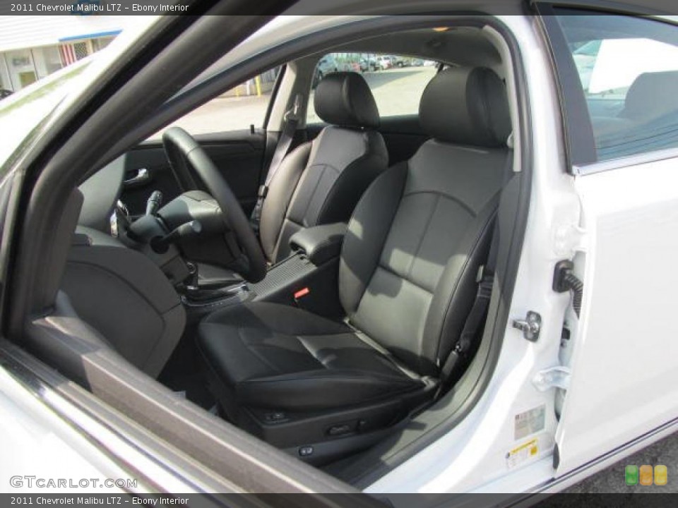 Ebony Interior Photo for the 2011 Chevrolet Malibu LTZ #49163453