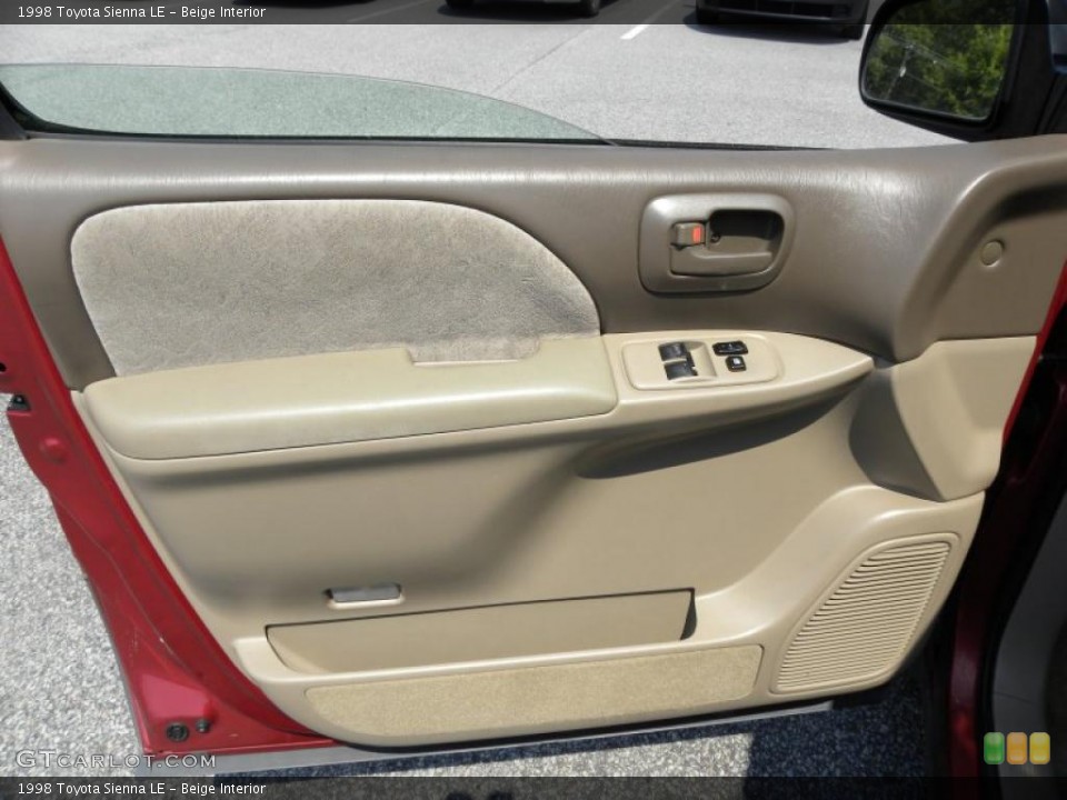 Beige Interior Door Panel for the 1998 Toyota Sienna LE #49164314