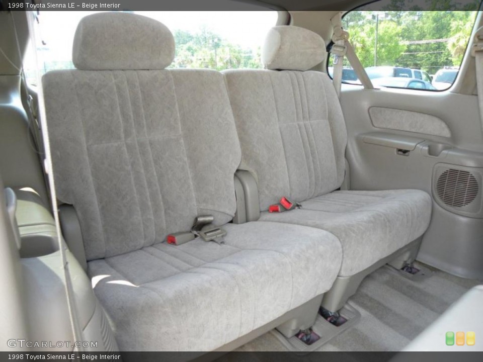 Beige 1998 Toyota Sienna Interiors