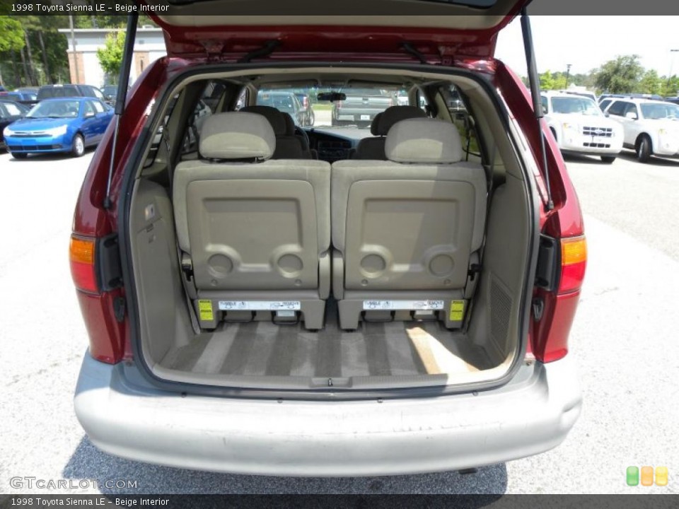 Beige Interior Trunk for the 1998 Toyota Sienna LE #49164446
