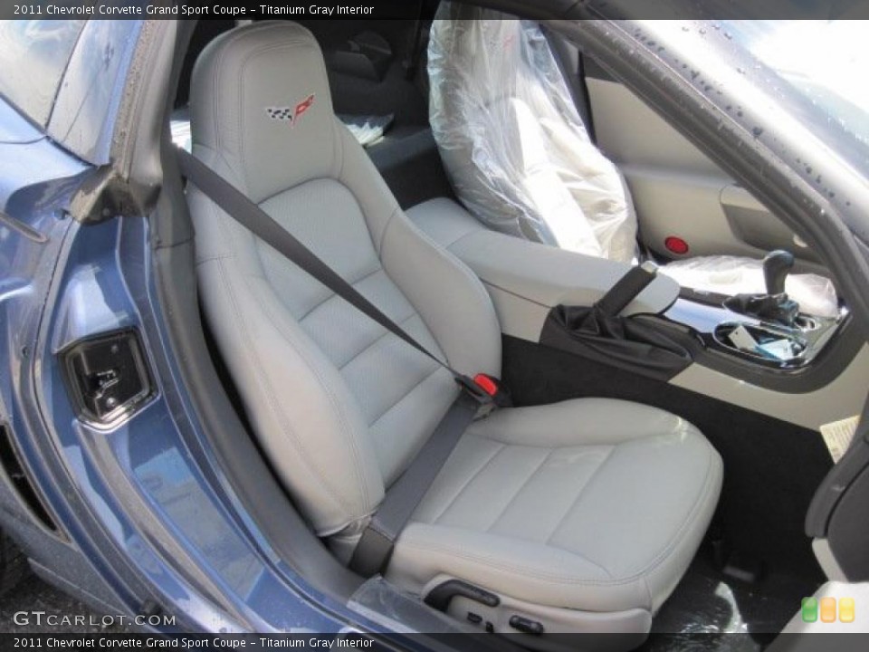 Titanium Gray Interior Photo for the 2011 Chevrolet Corvette Grand Sport Coupe #49165430