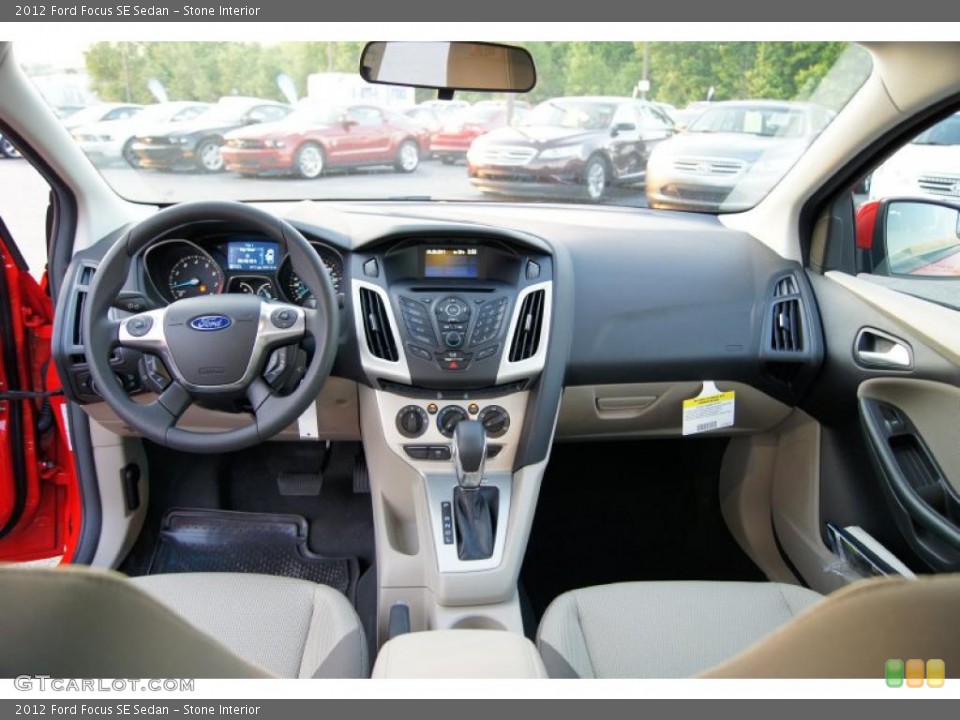 Stone Interior Dashboard for the 2012 Ford Focus SE Sedan #49168205